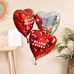 Palloncino foil cuore 45 cm. personalizzato Palloncino foil cuore 45 cm. personalizzato