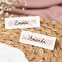 Personalised paper place cards
