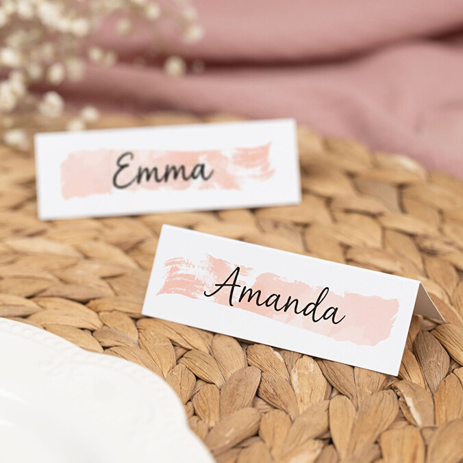 Personalizowane winietki papierowe