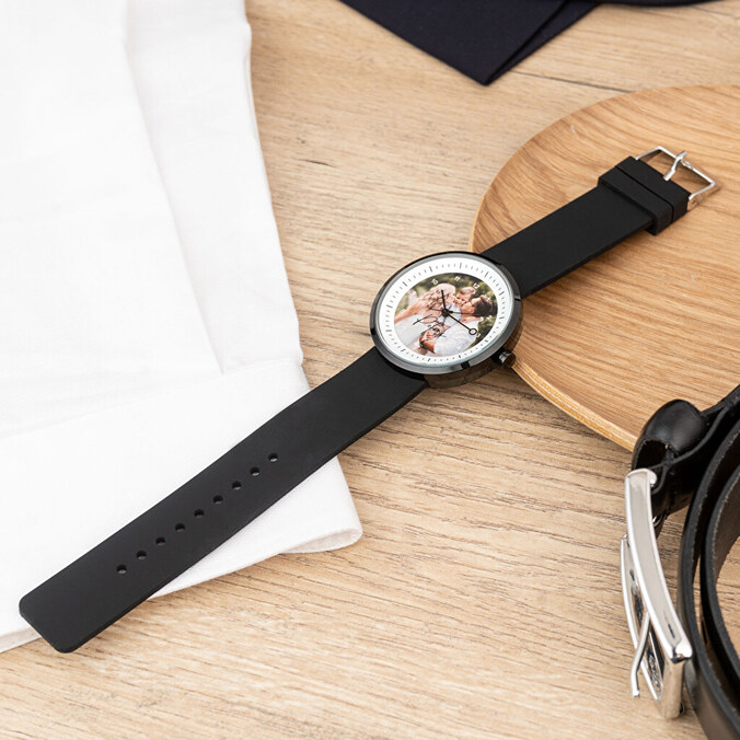 Silikon Armbanduhren mit eigenem Foto
