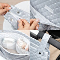 Personalisierte Kinderwagen-Tasche mit gesticktem Namen