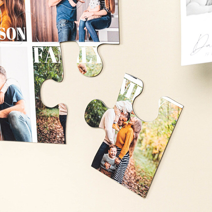 Personalised children magnetic puzzle
