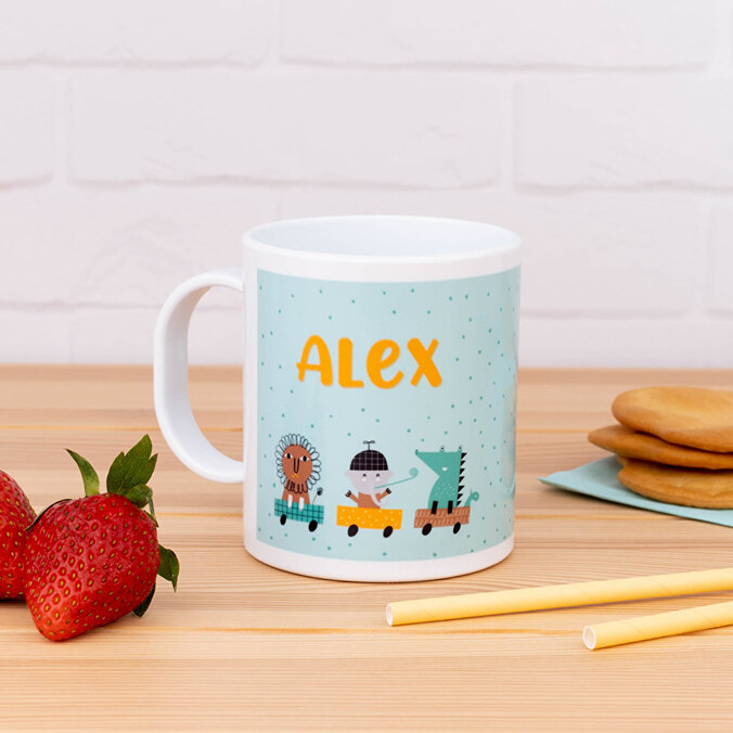 Personalised plastic mug