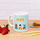 Mug incassable en plastique personnalisé
