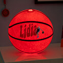 Bola de basquete luminosa personalizada