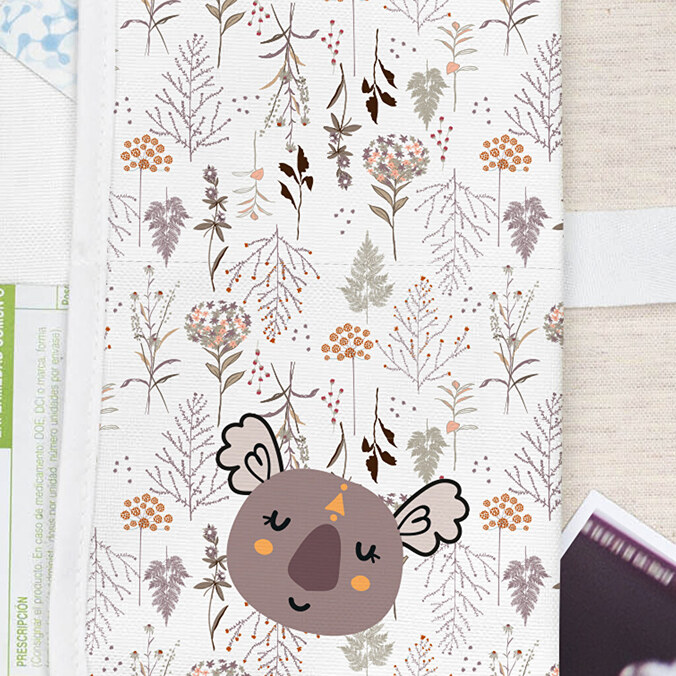 Personalised document holder baby