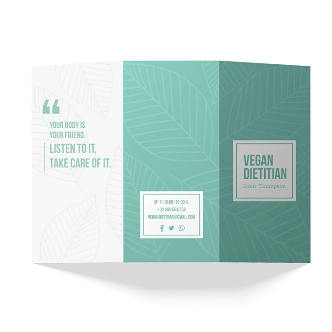 Drukken van gevouwen brochures, folders en drievoudige flyers