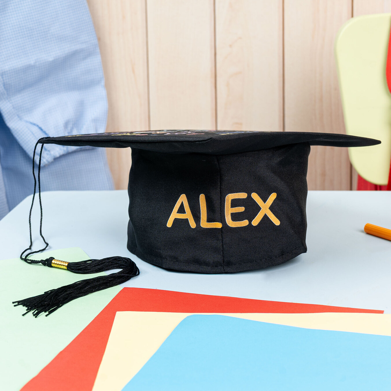 Birrete de graduación personalizado