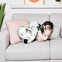 Personalised heart cushion 42x42