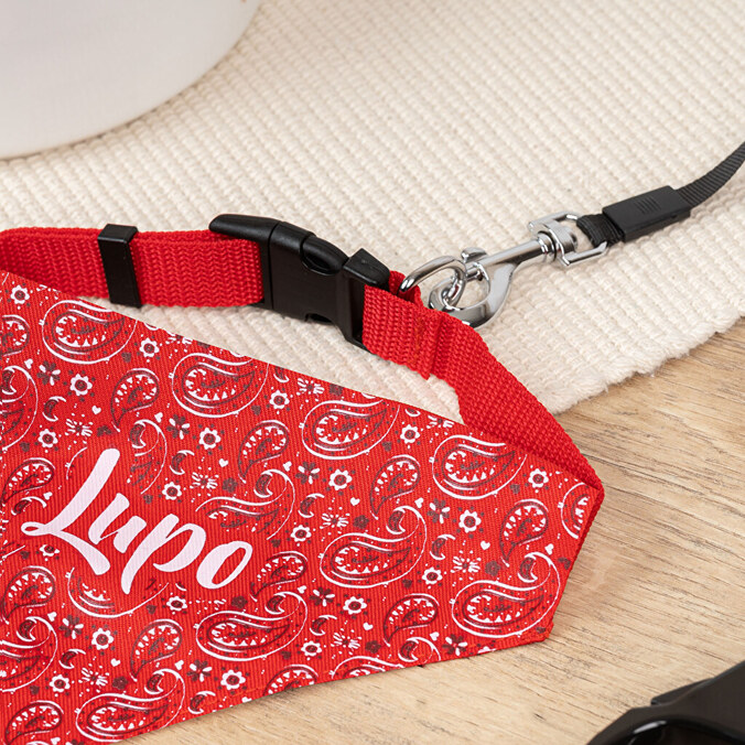 Pañuelo bandana personalizado para perro