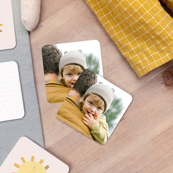 Juego Memory con fotos personalizadas
