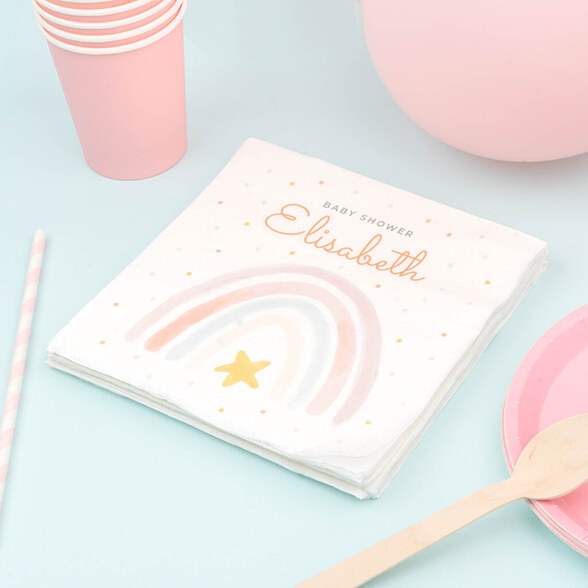 IHR Ideal Home Papierservietten 'Vergissmeinnicht & Primel' – 20 Stück, 25x25 Cm, 3-lagig