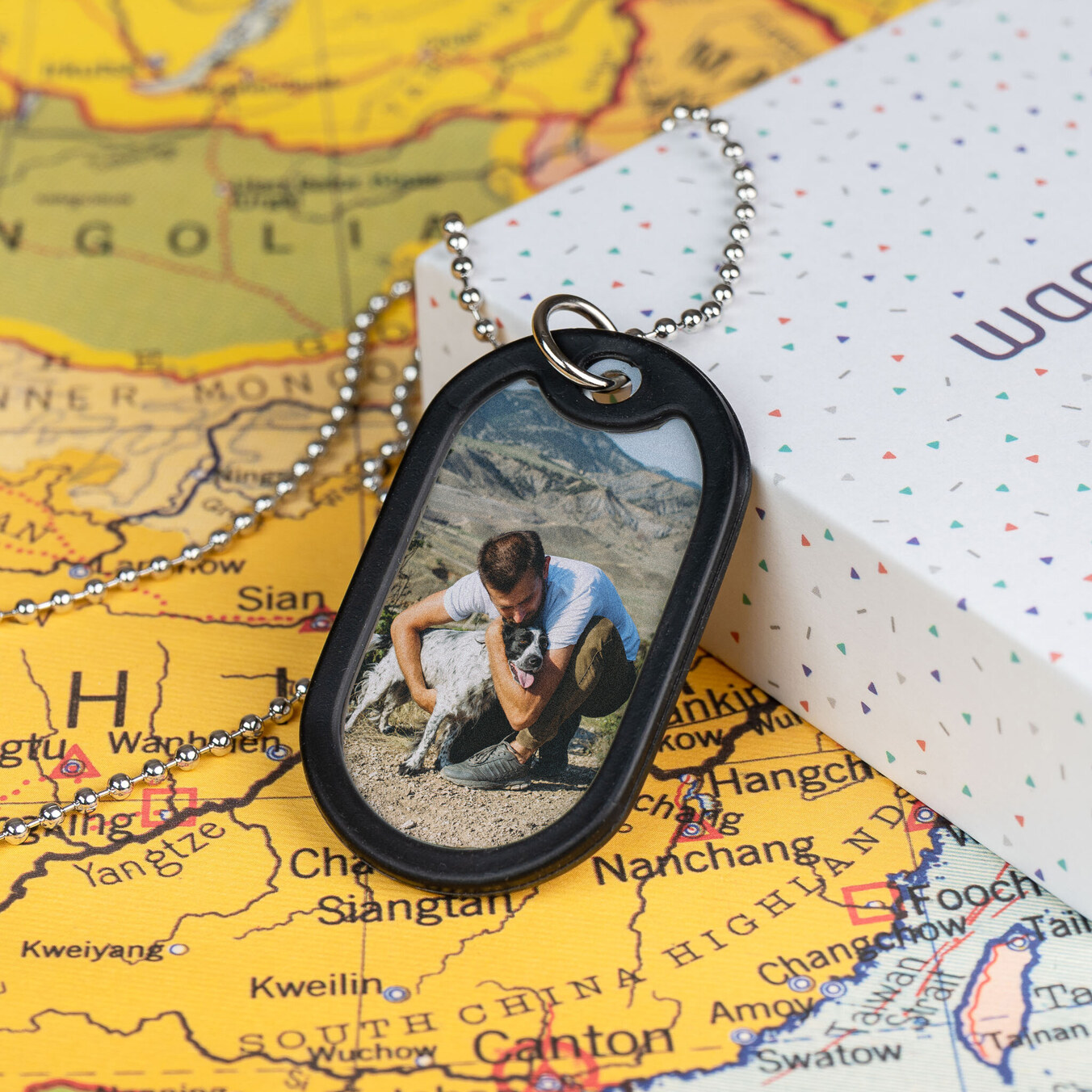 Personalised military dog tag
