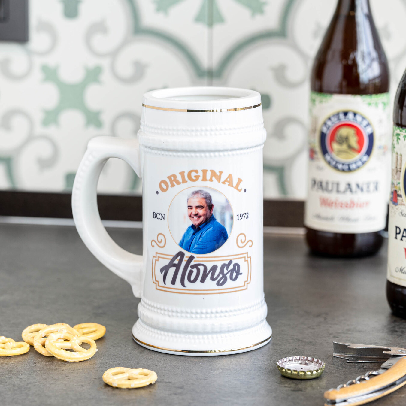 Boccale di birra tedesco personalizzato
