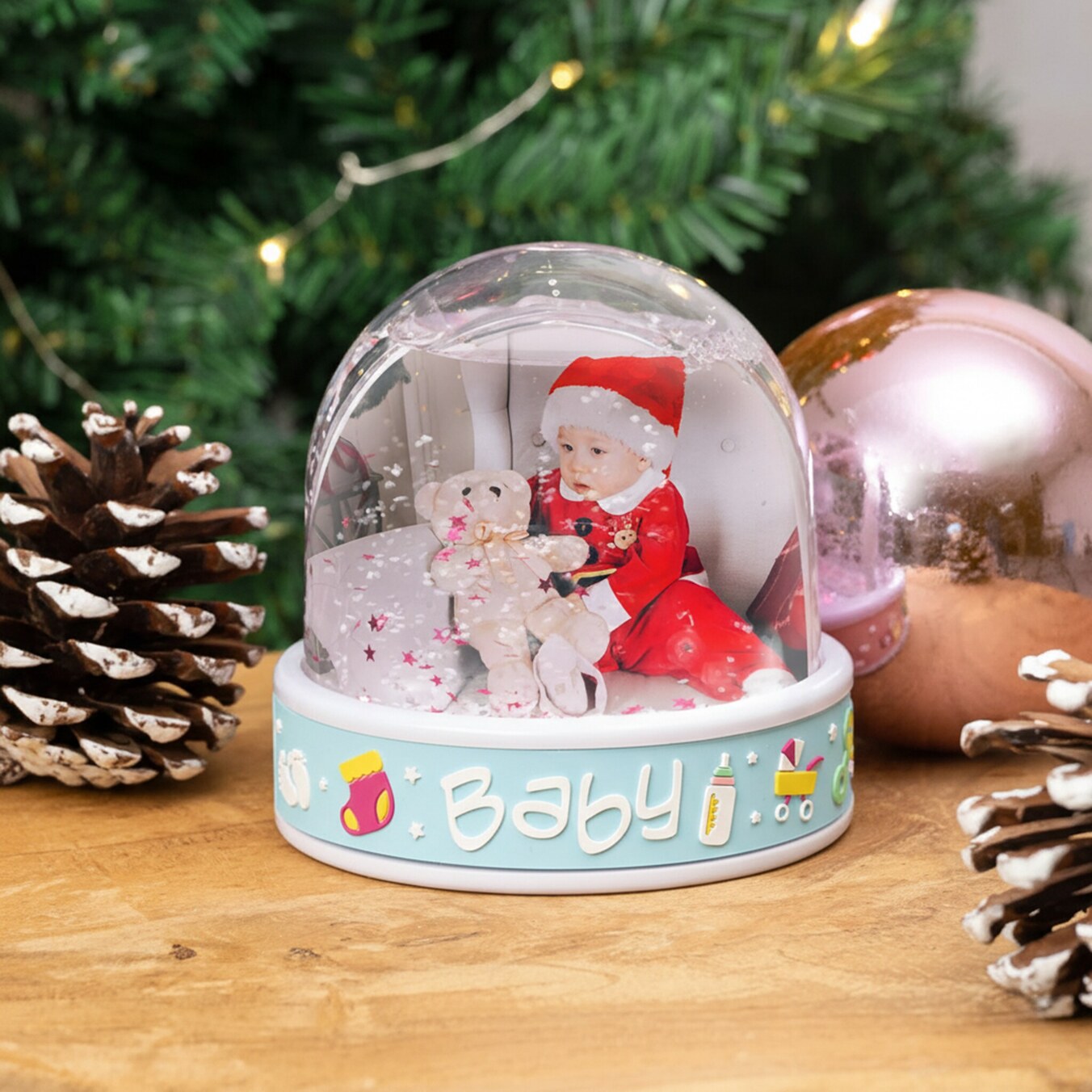 Personlig snöglob för baby