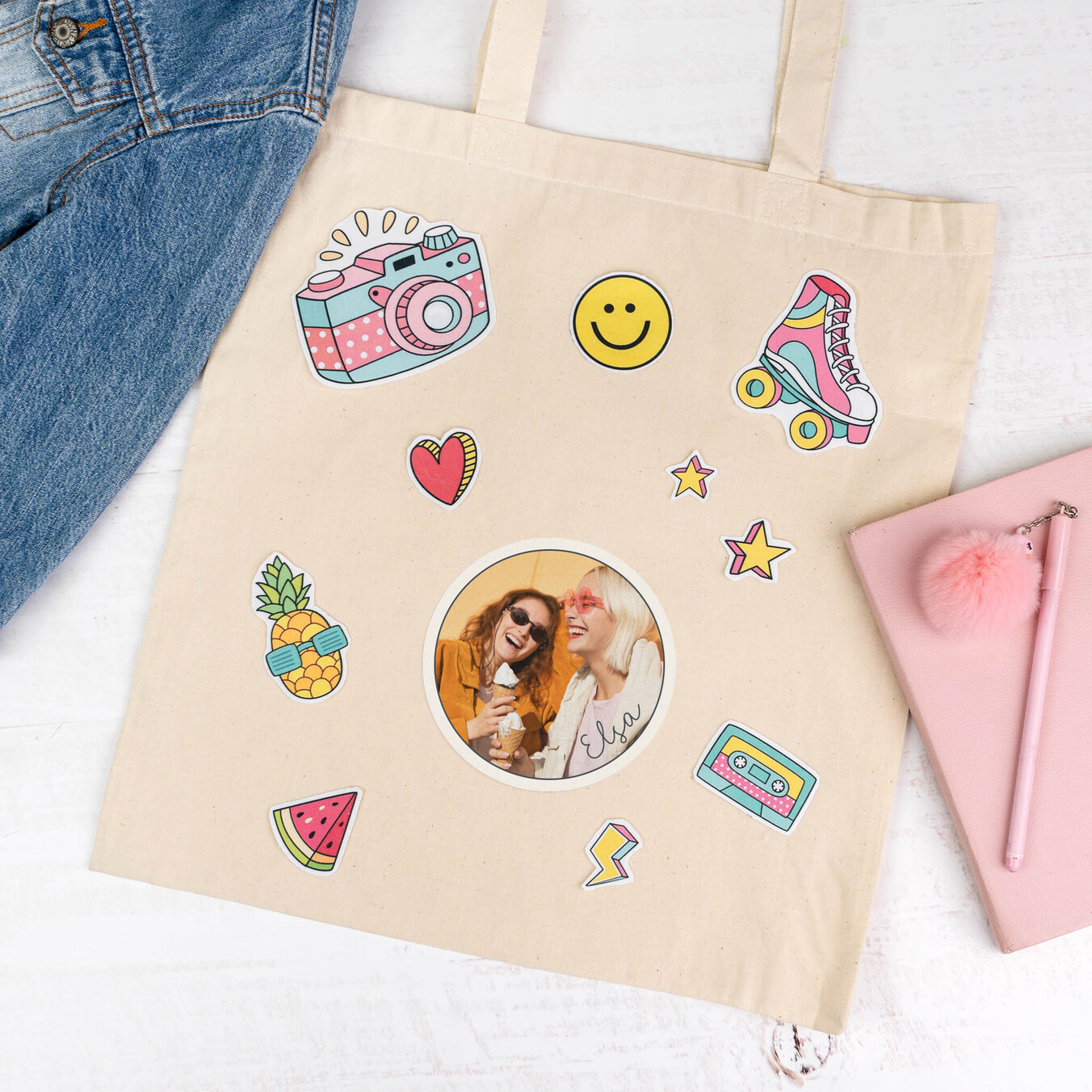 Feuille A4 de patches de vêtements personnalisés