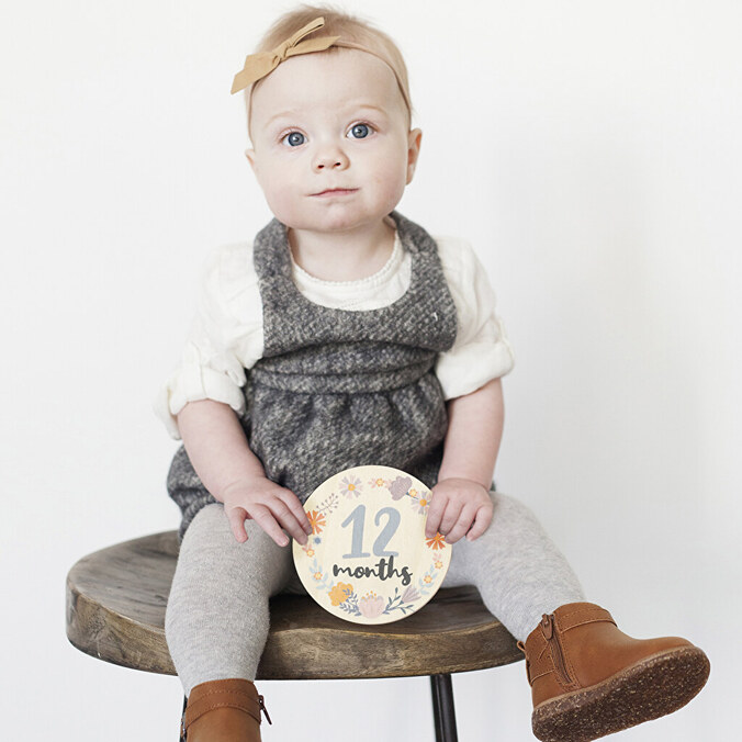 Personlige milepæskort til baby