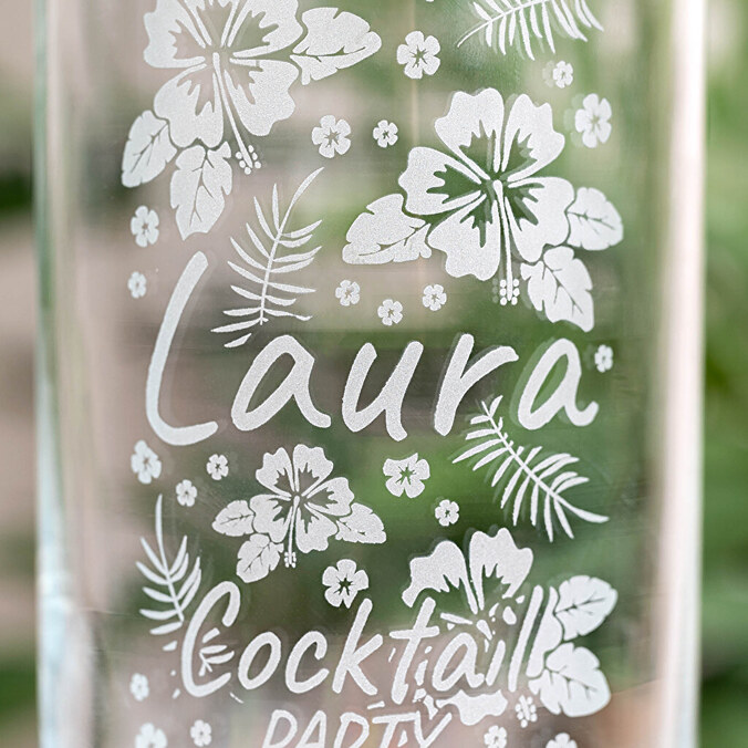 Vaso de cóctel personalizado