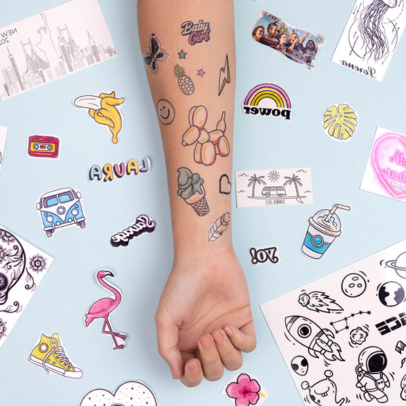 Tatuagens temporárias personalizadas | Wanapix