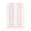 Personalised iron-on name labels