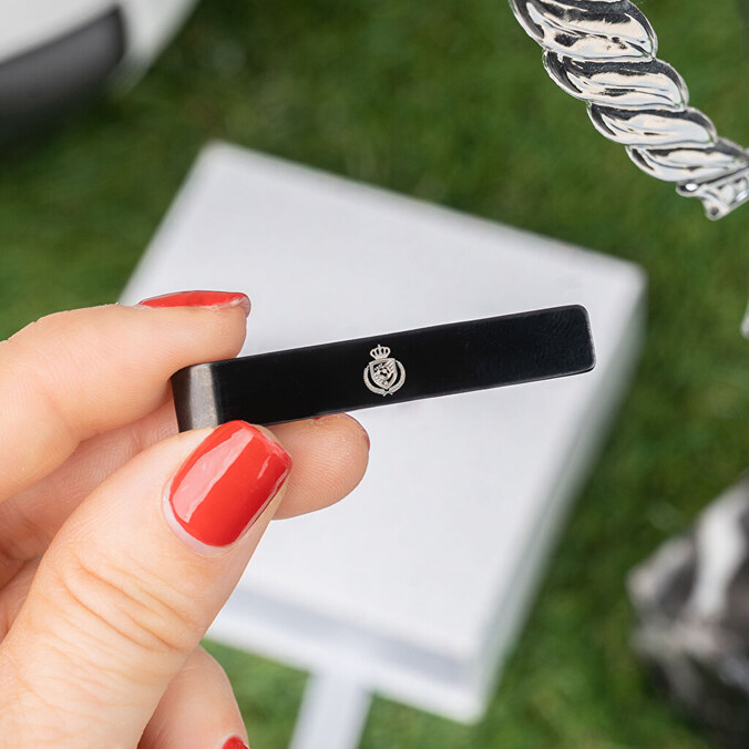 Personalised engraved tie clips