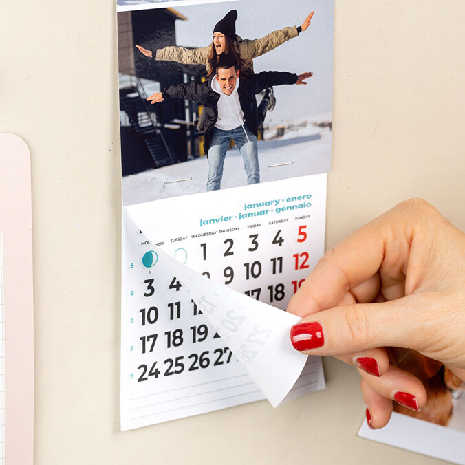 Calendari calamita frigorifero personalizzati