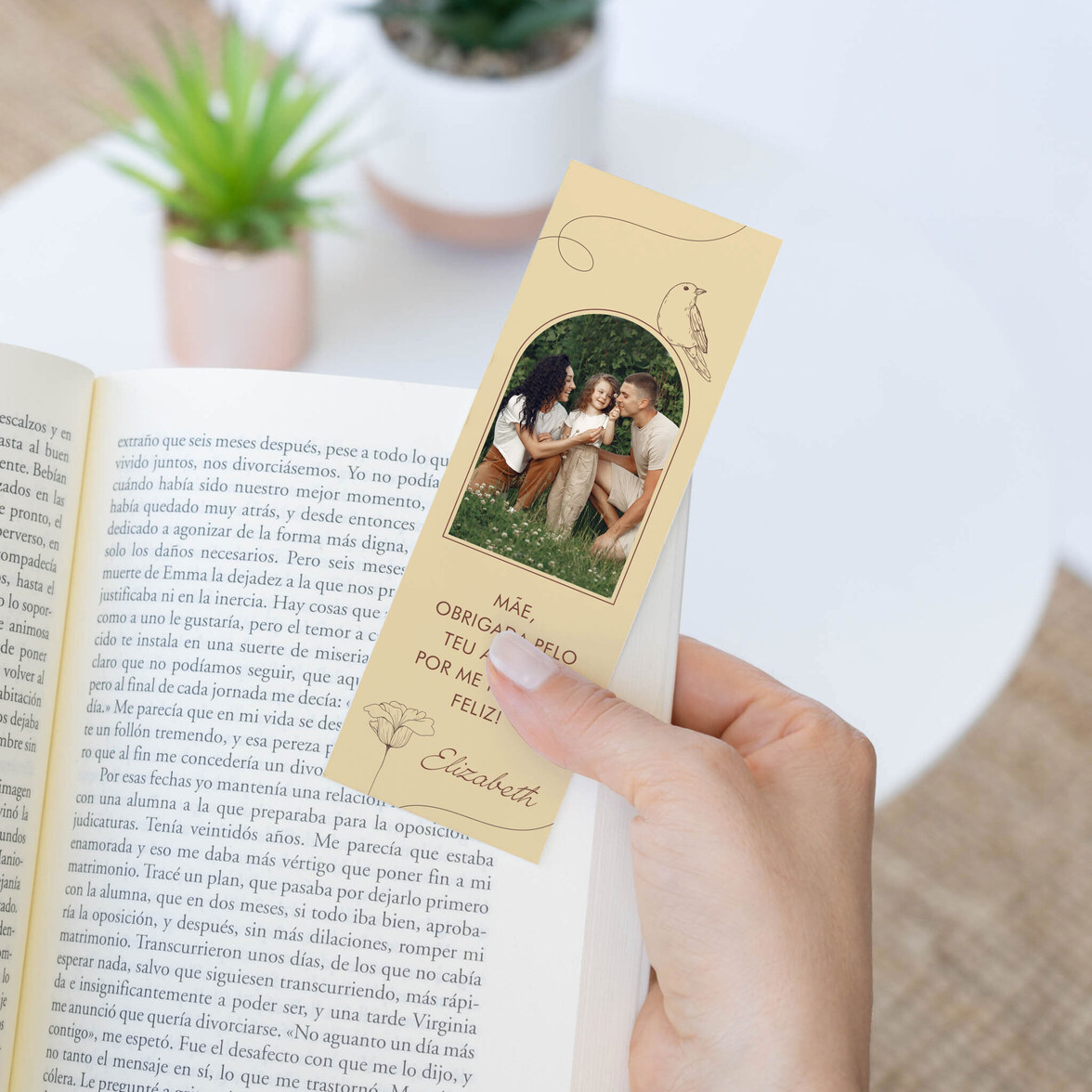 Marcadores de livros personalizados | Wanapix