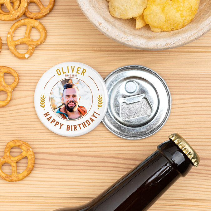 Personlig magnet med kapsylöppnare