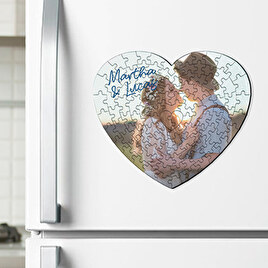 Heart shaped magnetic puzzle
