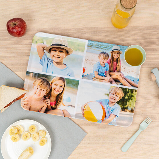 Personalised tray with photo