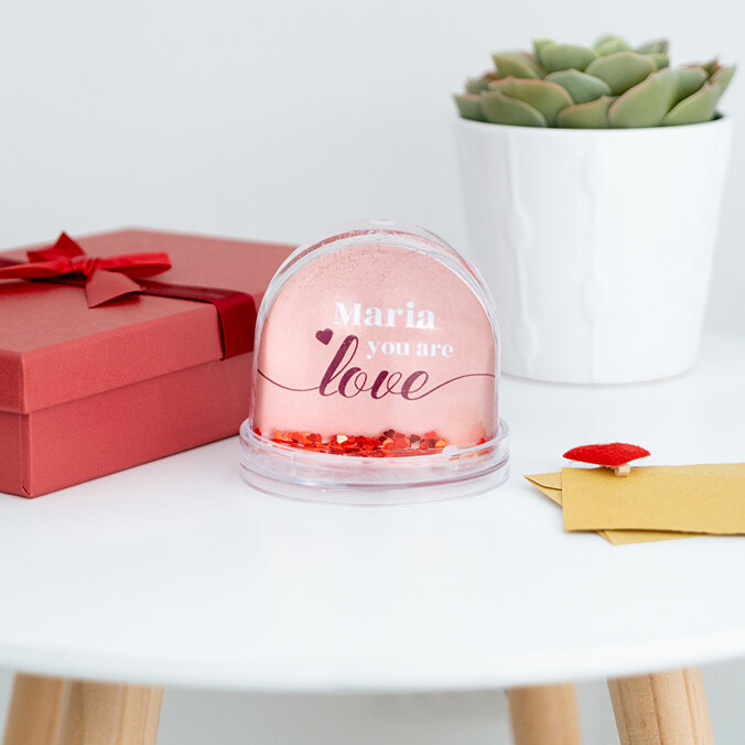 Bola de corazones personalizada