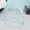 Personalizowane trofeum ośmiokątne szklane, małe