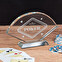 Trofeo personalizado abanico de cristal