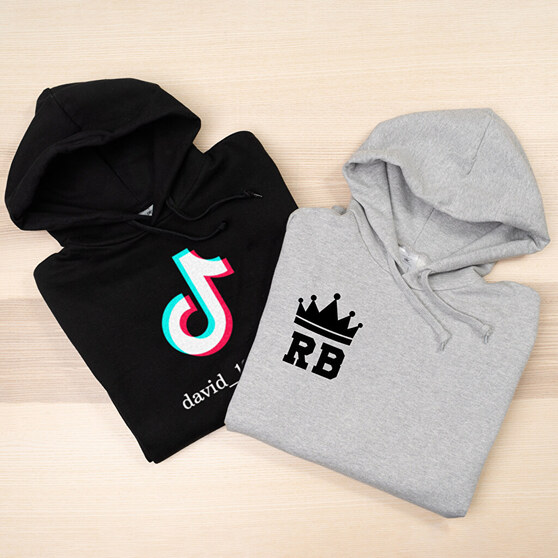 Personliga hoodies till 18-årsdagen