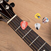 Personlige guitar plektre (Pakke på 4)