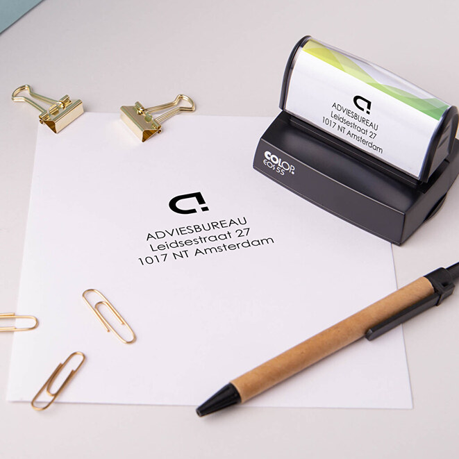 Automatisch Stempel 4x6,3 bedrukken Automatisch Stempel 4x6,3 bedrukken