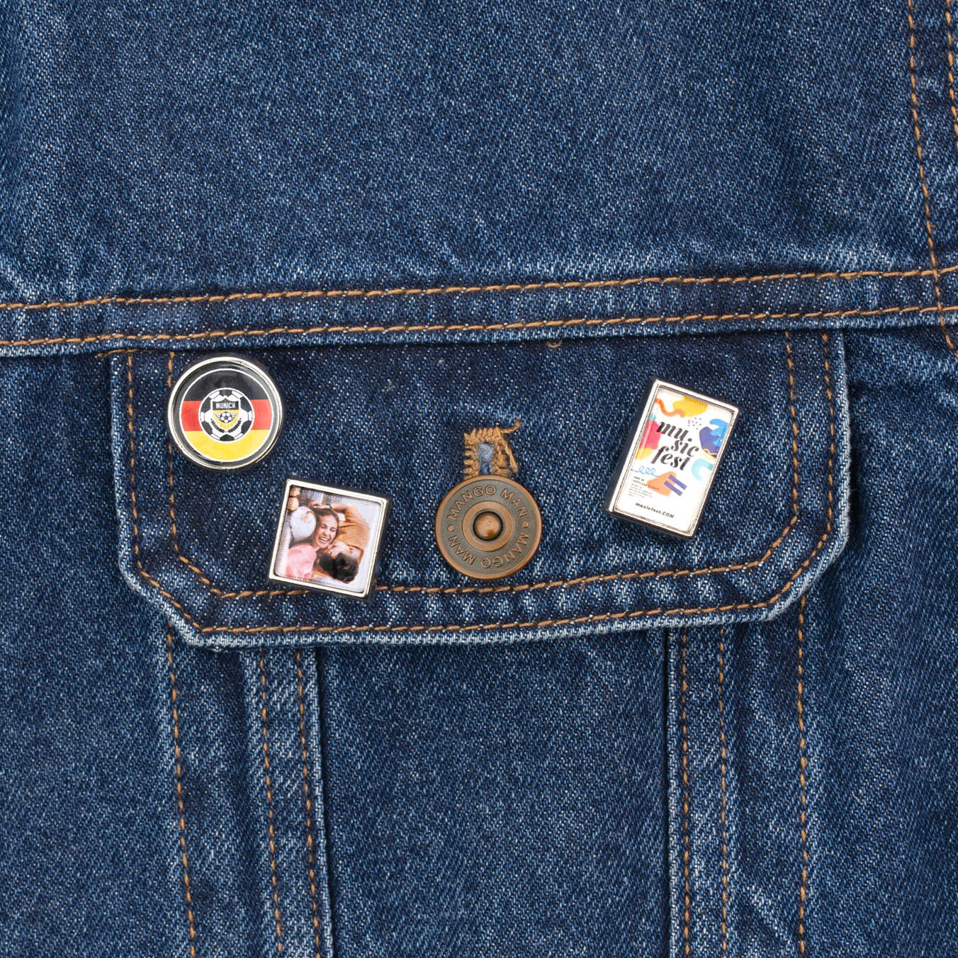 Personalised printed pins