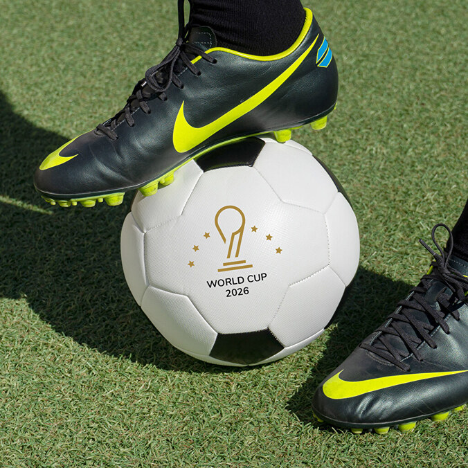 Personlig fotboll med tryckt