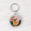 Personalised round acrylic keyring Personalised round acrylic keyring