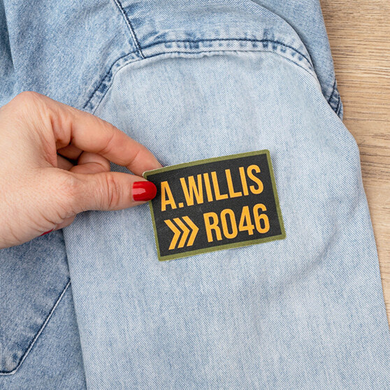 Gepersonaliseerde kledingpatches Gepersonaliseerde kledingpatches