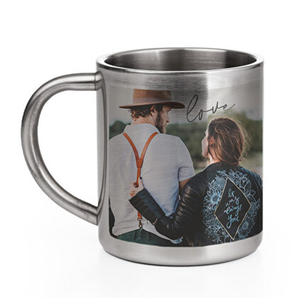 Taza térmica de acero personalizada