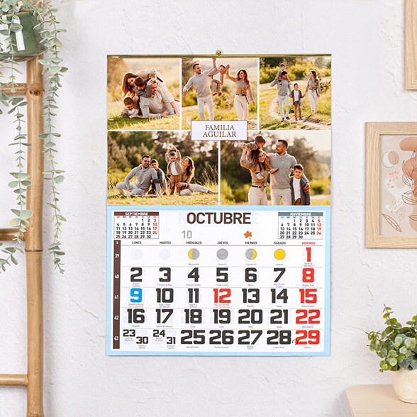 Calendarios faldilla personalizados
