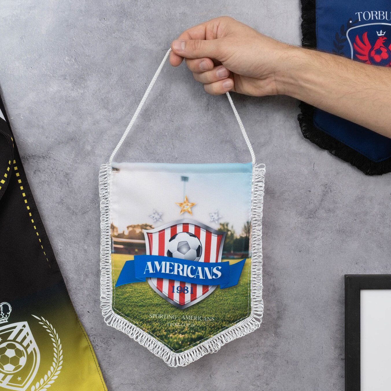 Banderines de tela personalizados