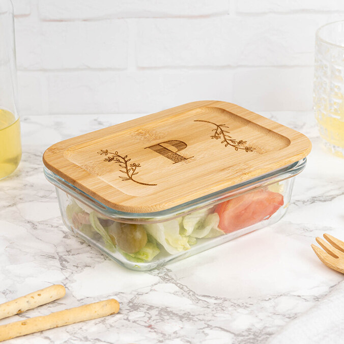 Te personaliseren glazen tupper
