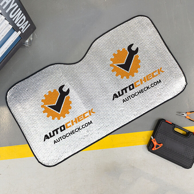 Personalised car sun shades