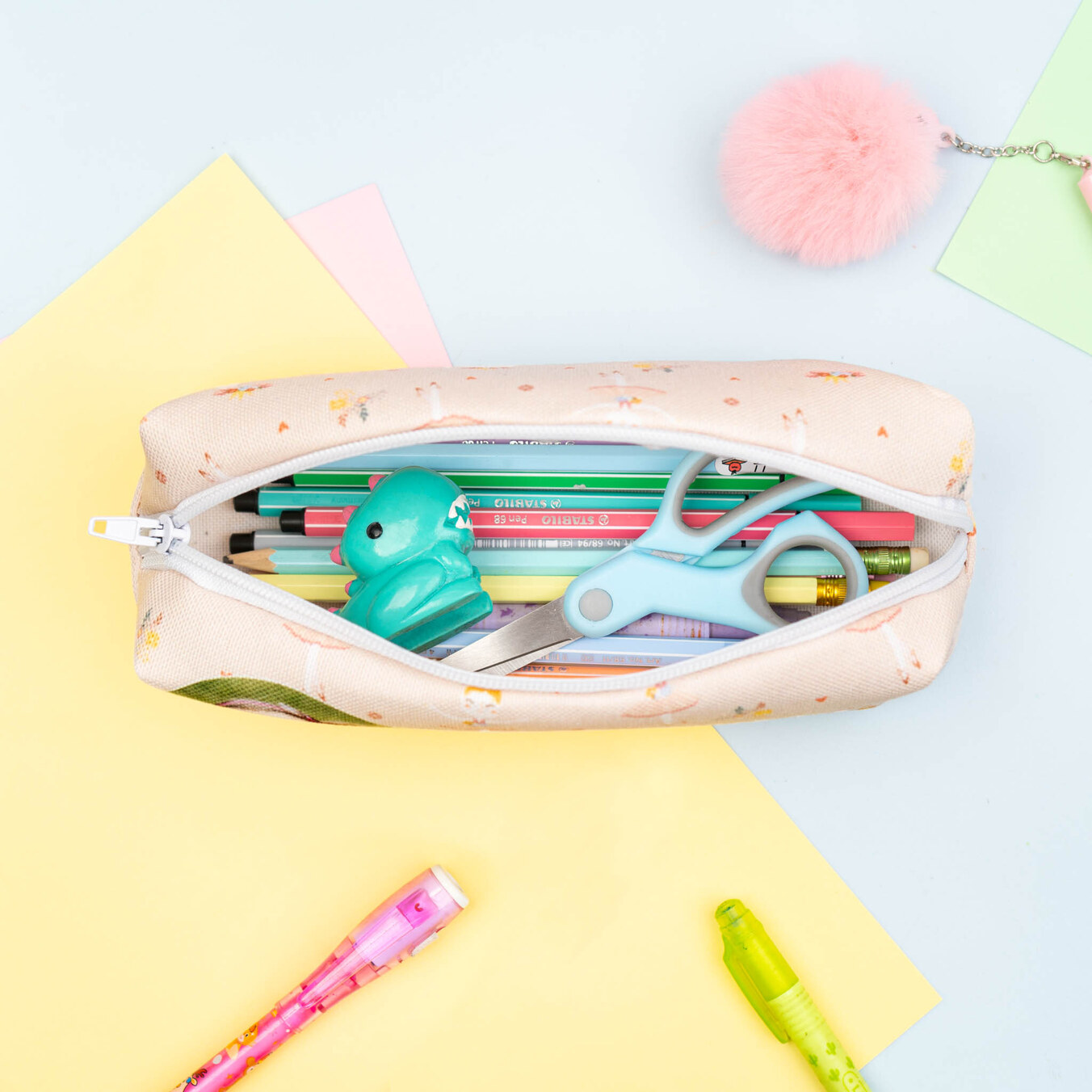 Schlampermäppchen für die Schule mit Namen oder Foto bedrucken