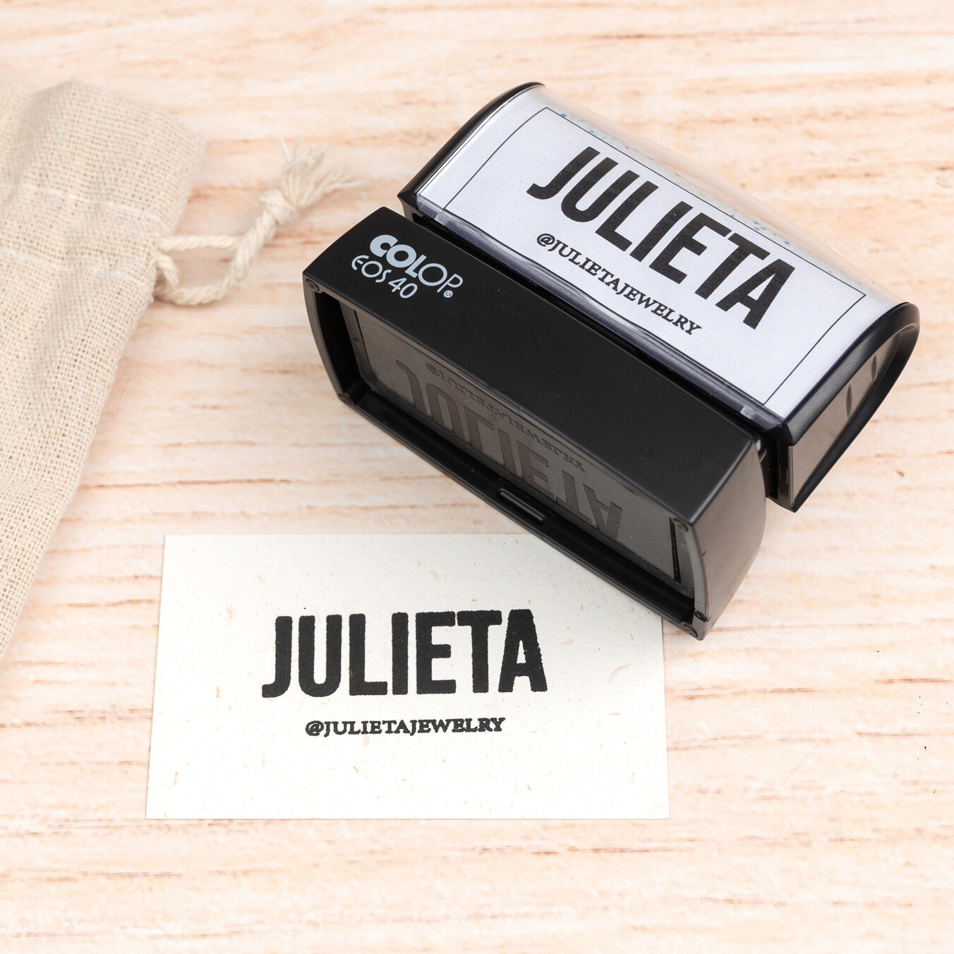 Sellos automáticos personalizados para papel