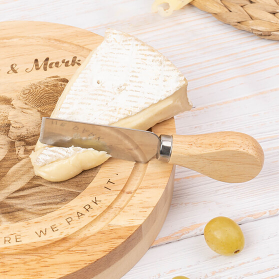 Engraved cheese board