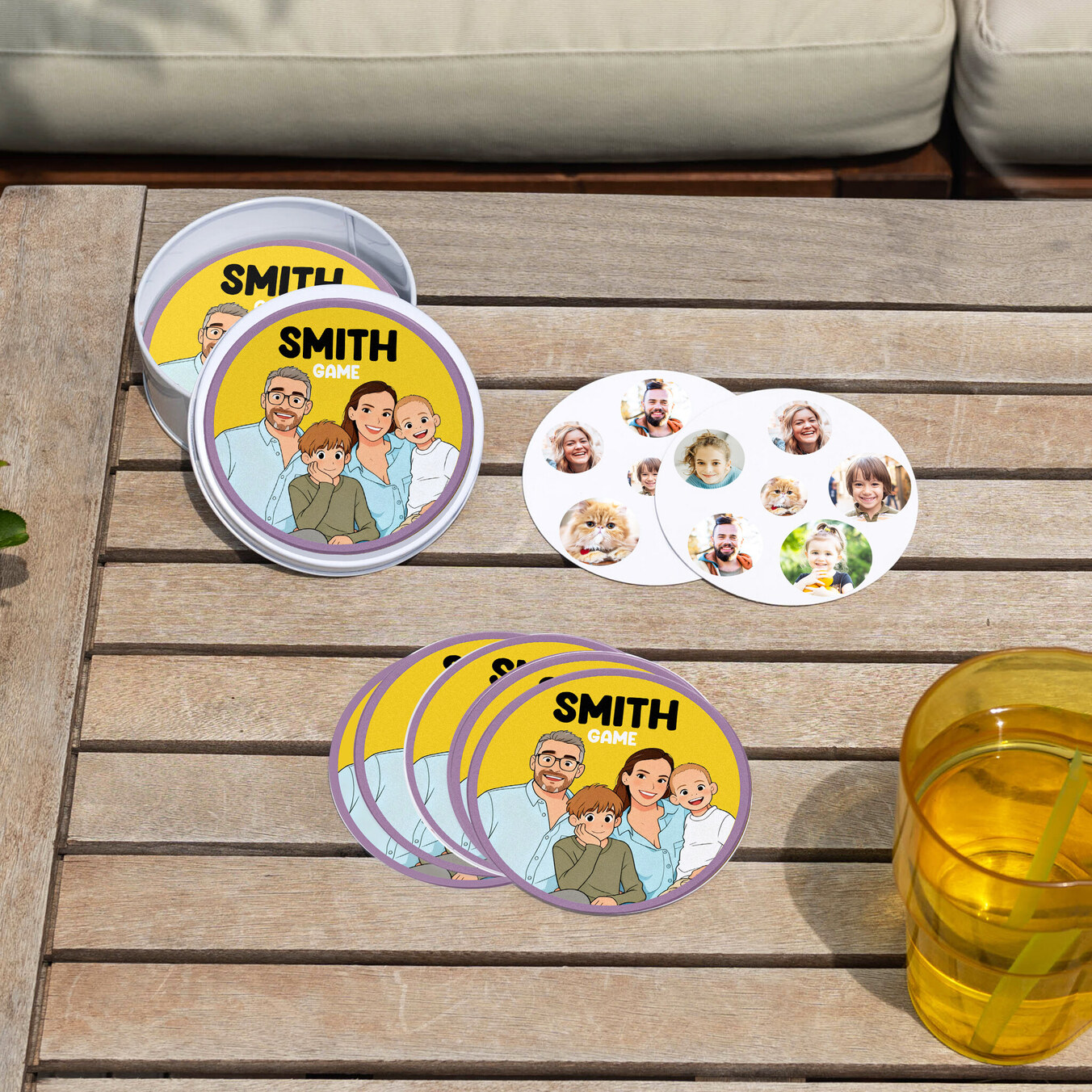 Juego de cartas "Match Bubbles" personalizado