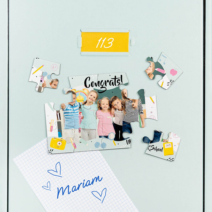 Magnetpuzzle mit Foto bedrucken